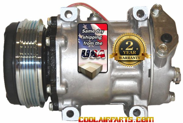 New AC OEM Caterpillar Sanden 4005U Compressor w/Clutch for Cat Caterpillar 333-2111 SD7H15 WP 4grv