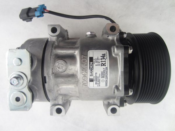 U4384 SANDEN 4384 w/ 10 GROOVE NEW OEM AC COMPRESSOR F69-6003-141 12V 4384s PTAC54384 PTACSD4384