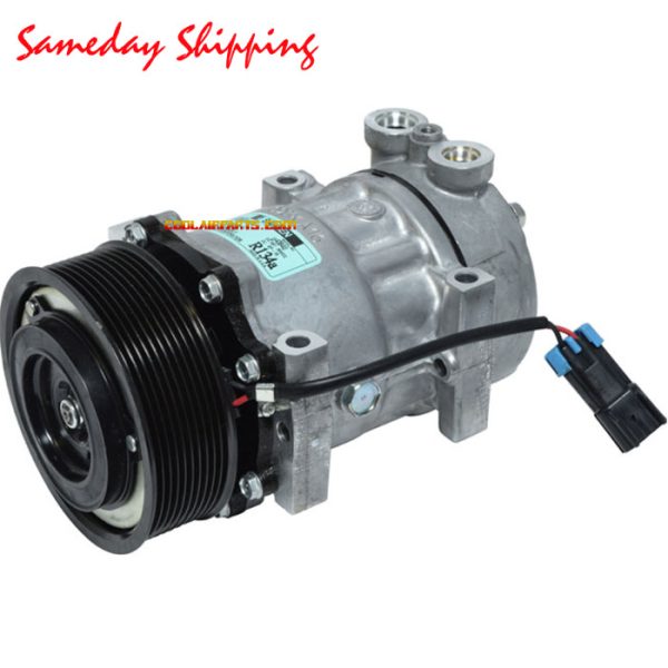 U4384 SANDEN 4384 w/ 10 GROOVE NEW AC COMPRESSOR F69-6003-141 12V 4384s PTAC54384 PTACSD4384 F696003141