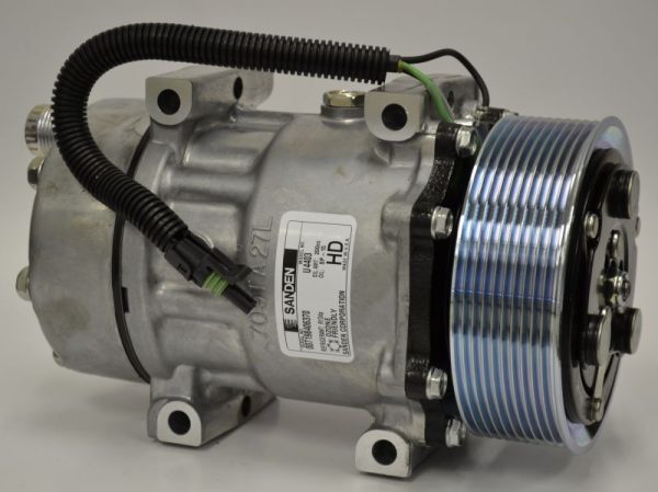 NEW A/C COMPRESSOR W/CLUTCH HD Truck OEM Sanden 4403