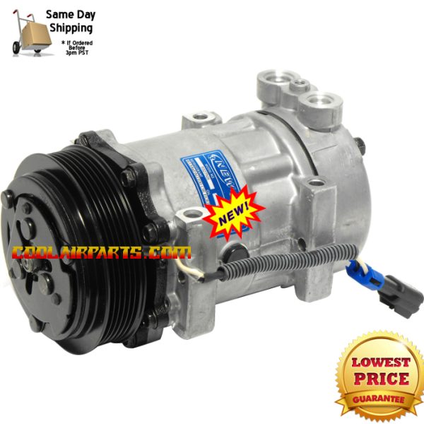 Kenworth Peterbilt Tractor Truck LF0121 A/C Compressor Sanden 4425 4040  2 Years Warranty 4792 F69-6002-122 F69-6001-121