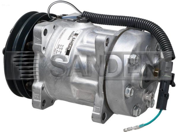 NEW OEM AC COMPRESSOR SANDEN 4435 HD/AG FLEX 7 CO 4435C FLX7 XC3Z19703EA