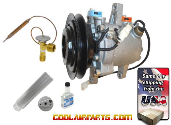 447280-3090 NEW AC Compressor FULL KIT Kubota Tractor 3C581-50060  3C581-97590 2C58150060 3C58197590 RD451-93900 3c58150060