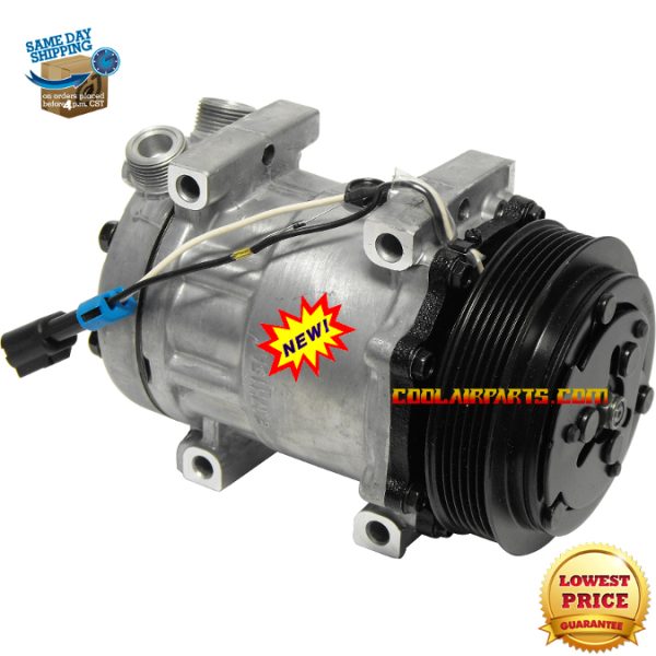 NEW AC SD7H15 COMPRESSOR Ford Freightliner SANDEN 4475 4756 2 Years Warranty ABPN83304532