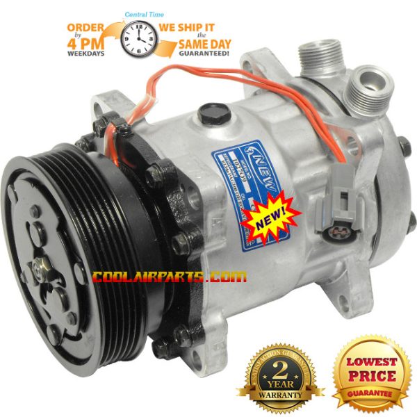 Ford Motorhome 1990 Sanden New AC Compressor 4653 PTAC5307 U4653 U7427 7427