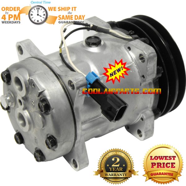 NEW SANDEN Style 4821 A/C COMPRESSOR FREIGHTLINER VOLVO HD TRUCK ABPN83304023