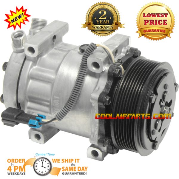 NEW OEM SANDEN A/C COMPRESSOR 4822 International Navistar Kenworth Peterbilt Volvo 3551405-C1 ABPN83304403 7R84622