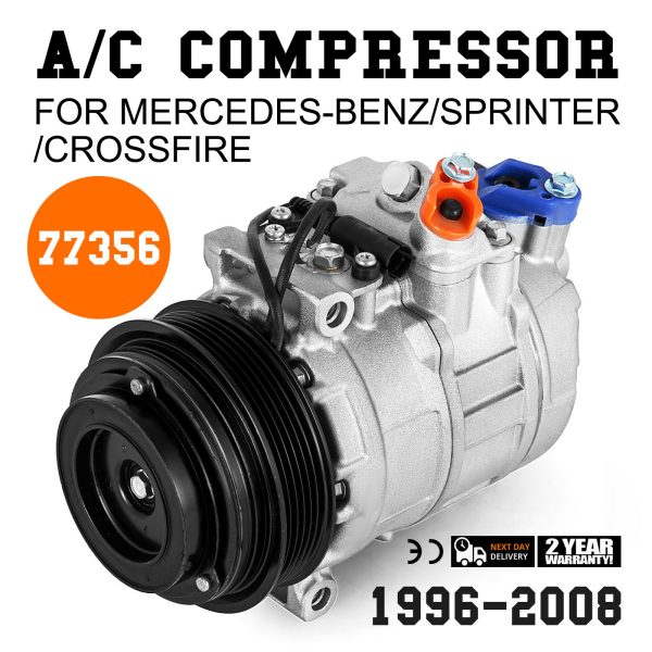 Mercedes Benz C280 C E  ML CL SLK S Class NEW A/C Compressor  Sprinter Chrysler Crossfire 5079010AA