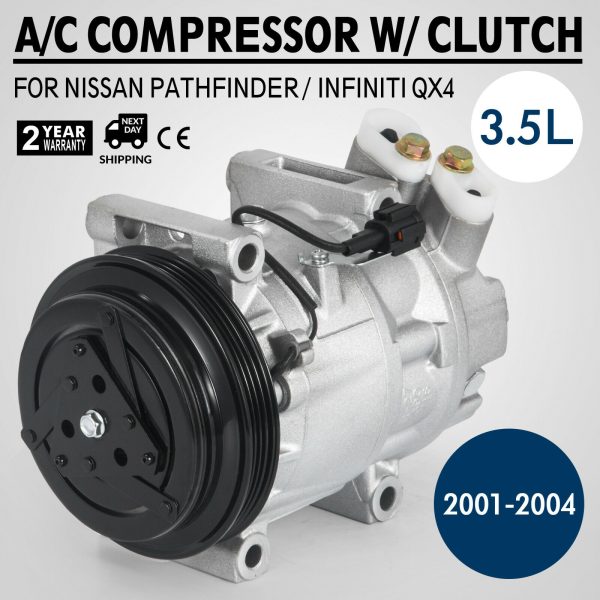 2000 - 2004 Infiniti QX4 Nissan Pathfinder NEW AC Compressor 2 Years Warranty  926004W00A 926004W000