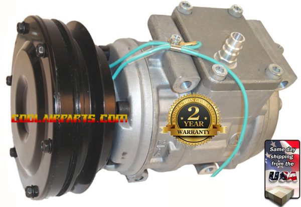 NEW A/C COMPRESSOR DENSO STYLE 10PA15C 24V KUBOTA JOHN DEERE KOMATSU 447200-0246 154-0490 0K24261K00A 20Y-979-3111