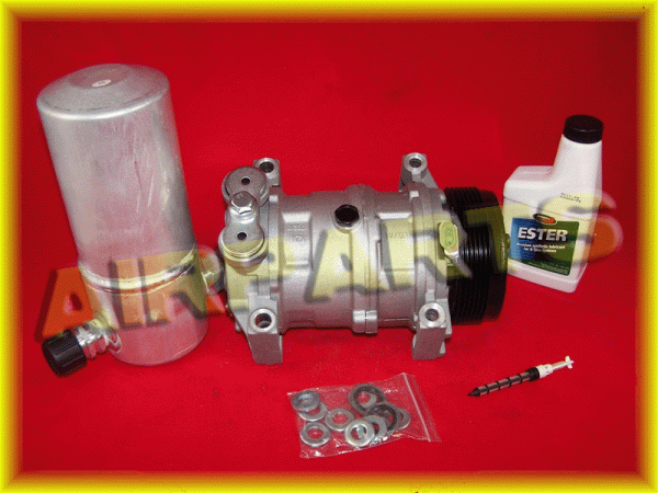 1996 - 2002  AC Compressor KIT Escalde Blazer C K Silverado Suburban S10 Pickup Tahoe Sierra Sonoma Yukon Hombre Bravada 19151514 1520151 4440